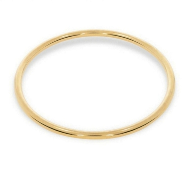 NWT Minimalist Bangle Bracelet Gold Filled 6.5cm inner diameter - Picture 1 of 3